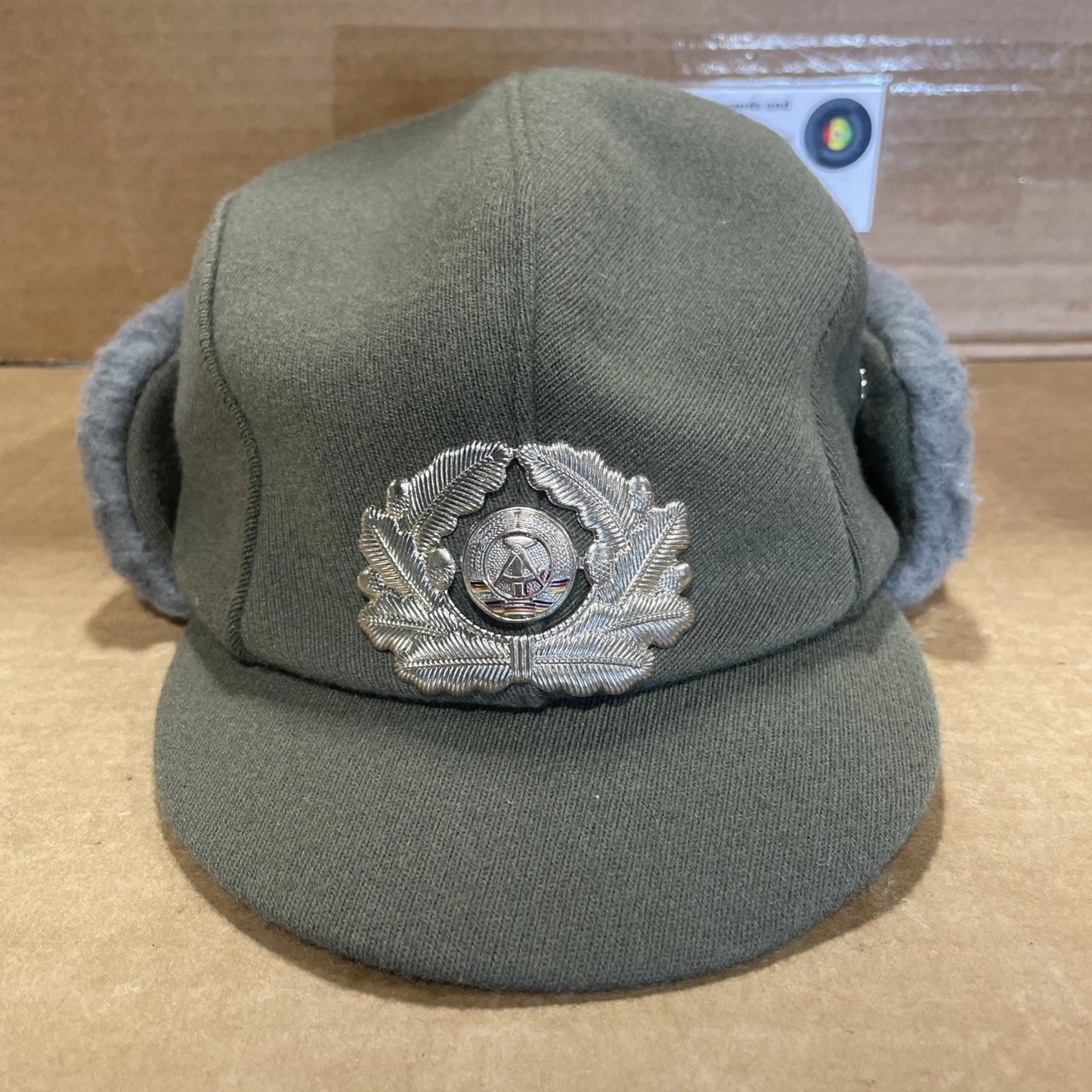 Post WW2 Females NVA Army And Grenztruppen Ushanka Winter Hat Cap