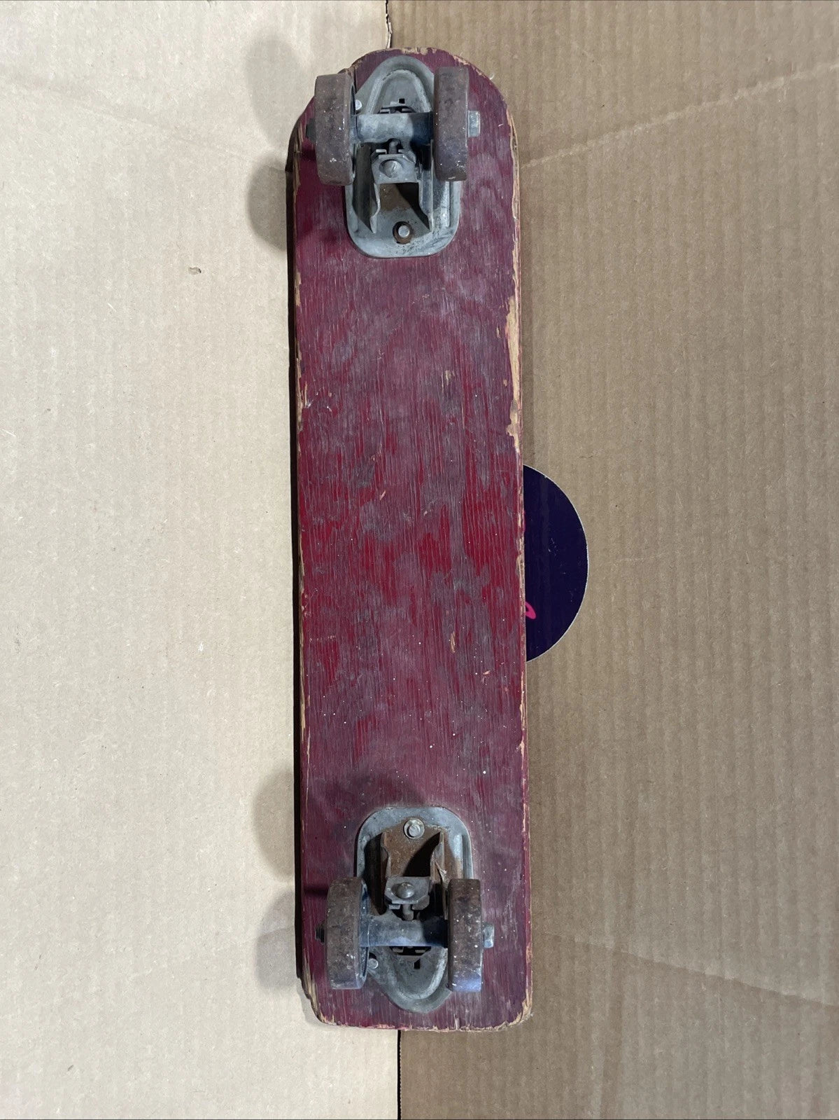 Vintage Official Skee-Skate By Tresco Wood Skateboard