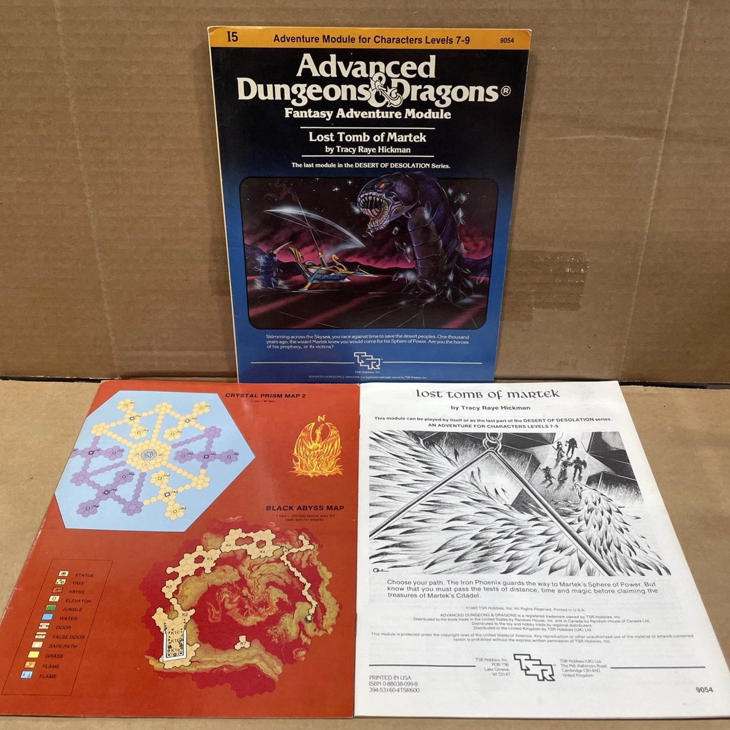 I5 Lost Tomb of Martek - AD&D Advanced Dungeons & Dragons TSR 9054