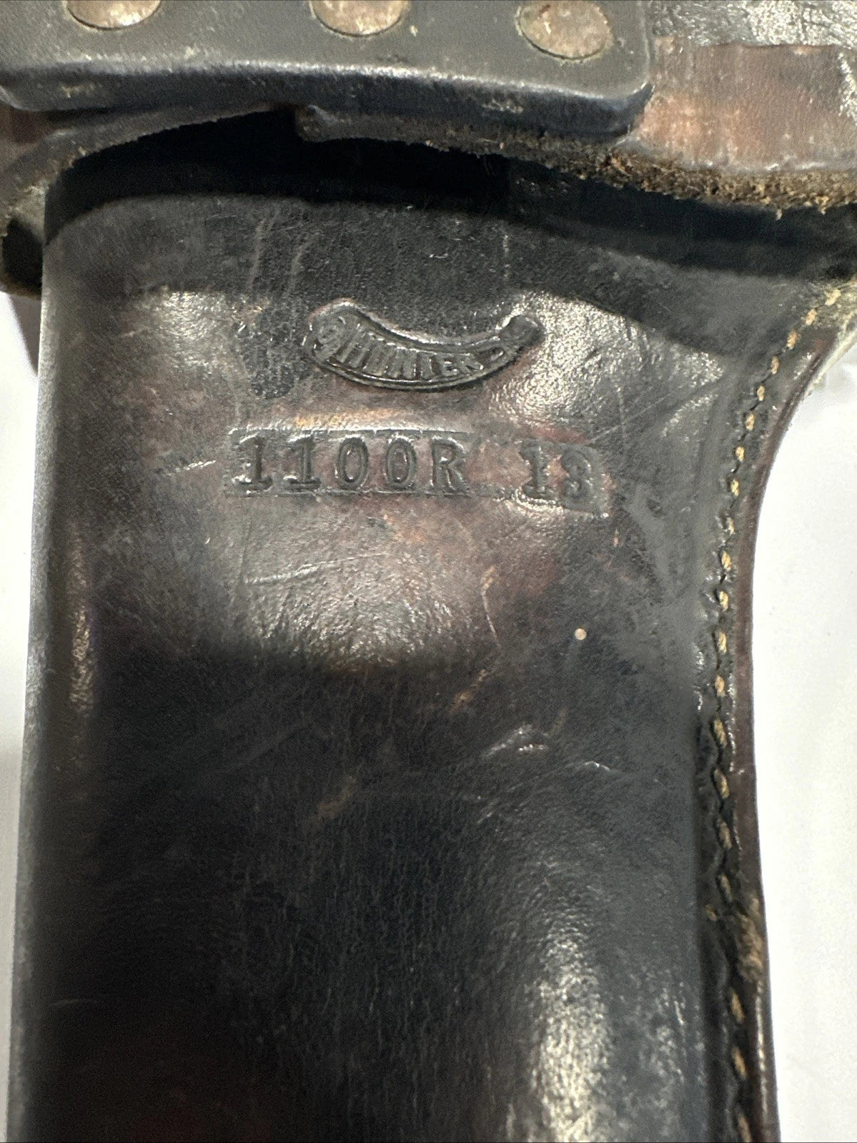 Vintage Hunter Leather Holster 1100R 13 Black