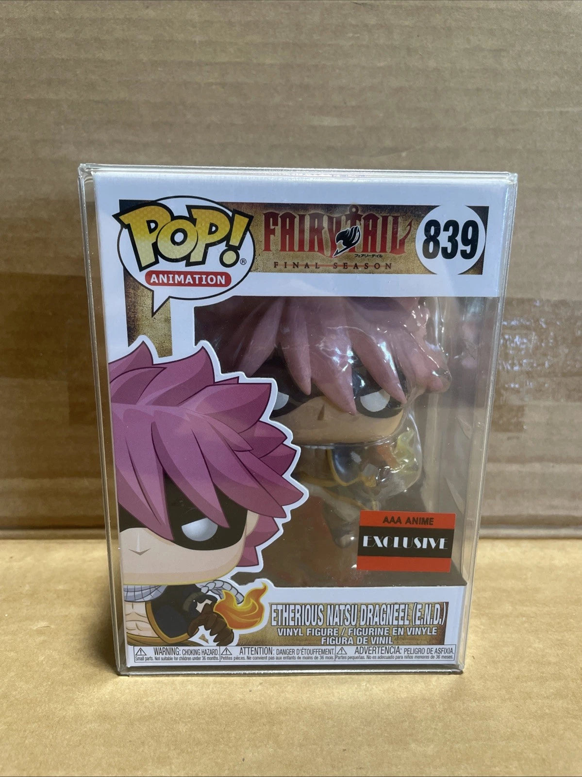 Funko Pop! Vinyl: Fairy Tail Etherious Natsu Dragneel AAA Anime (Exclusive) #839