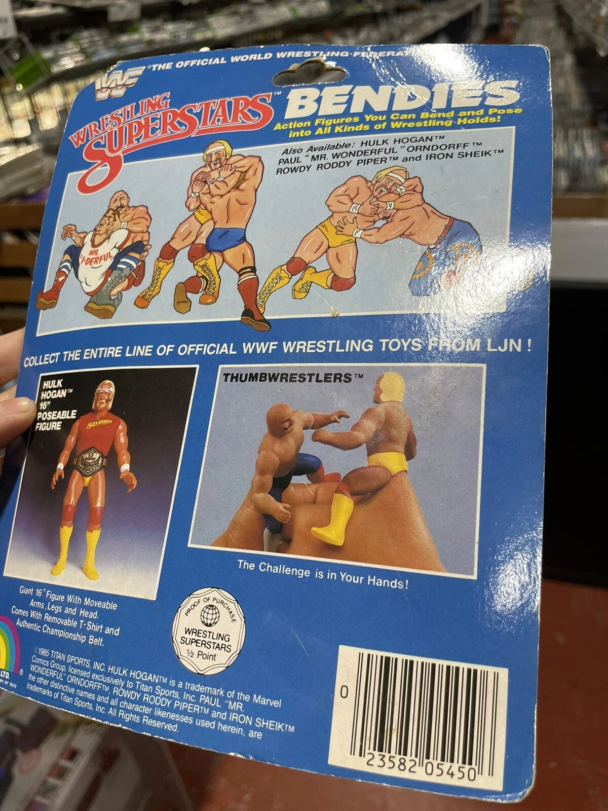 THE IRON SHEIK - WWF WRESTLING SUPERSTARS - VINTAGE 1985 LJN FIGURE - WWE