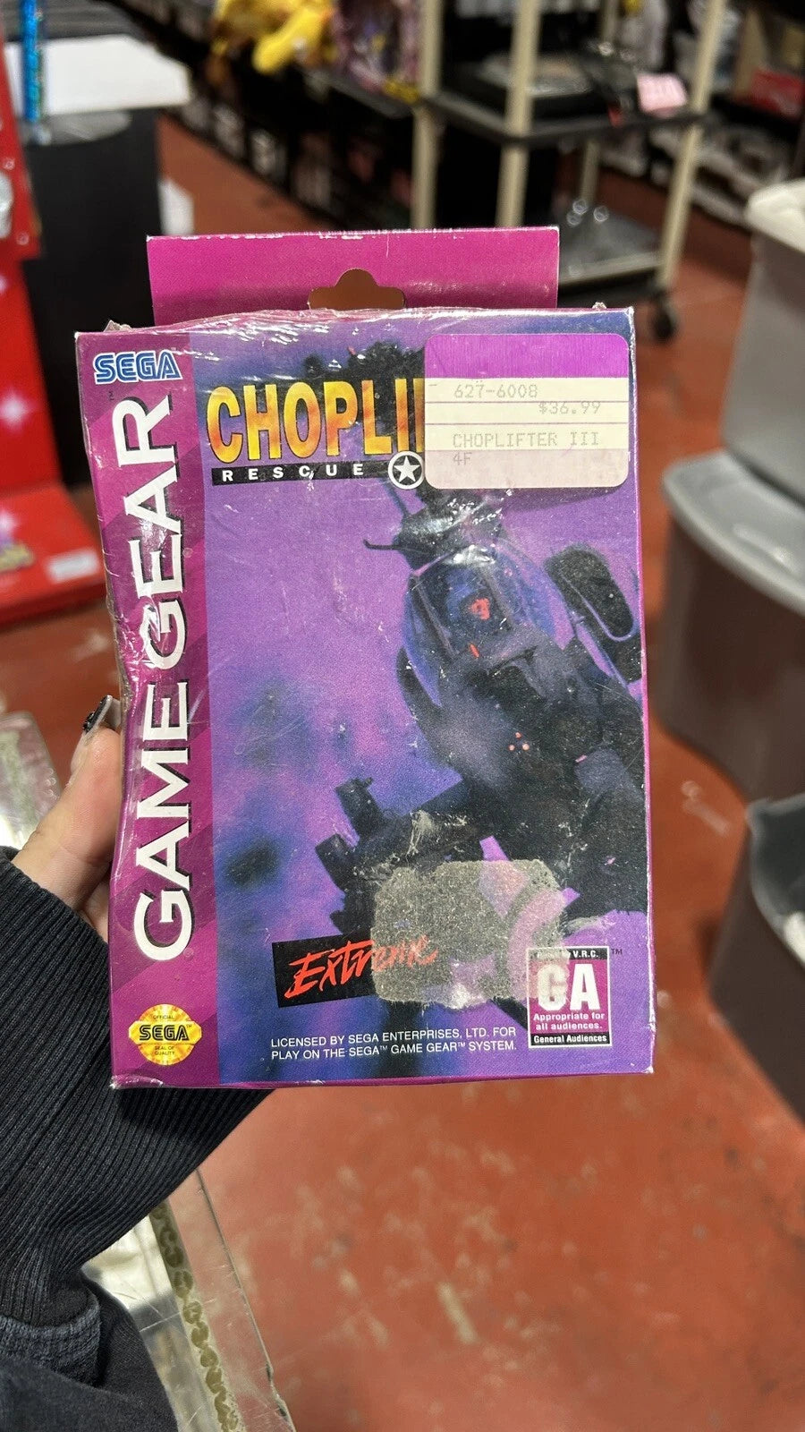 Choplifter III (Sega Game Gear, 1993) Brand New Factory Sealed Complete Box 3