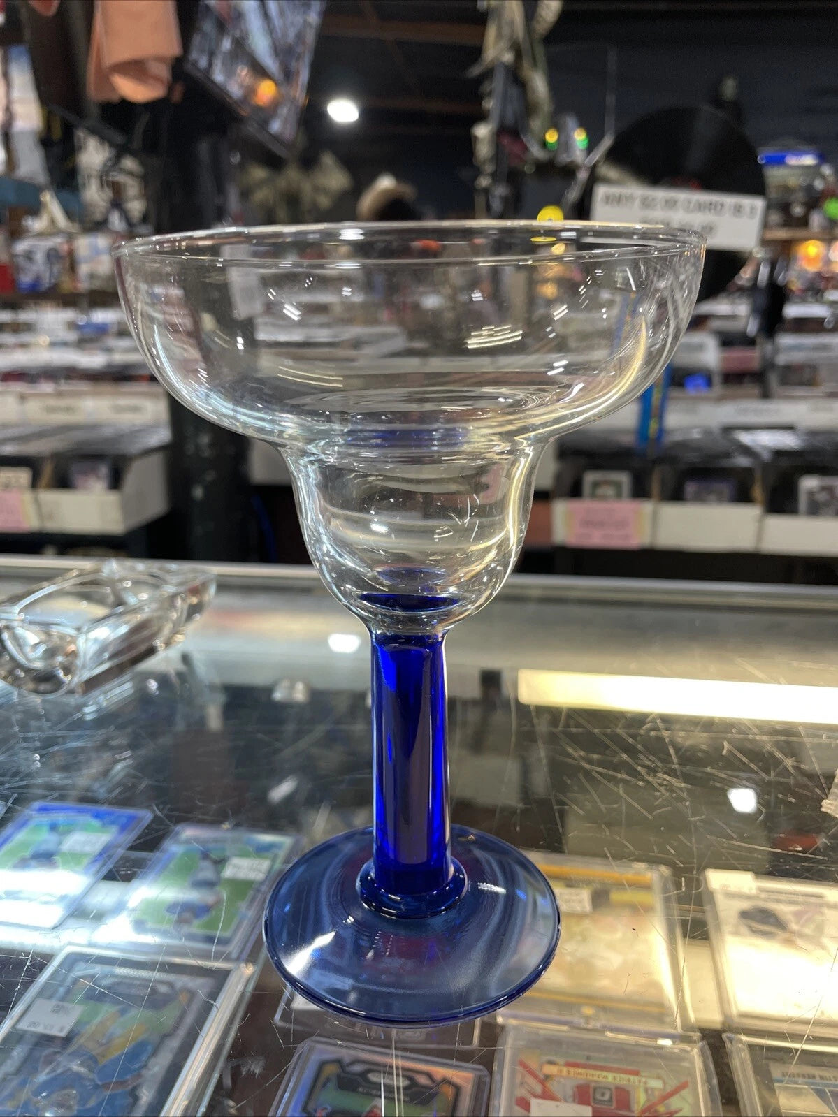 Cobalt Blue Margarita Glass, Star Trek, Picard, Quark