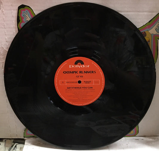 Olympic Runners Get It While You Can 12” UK Import Record RUN012