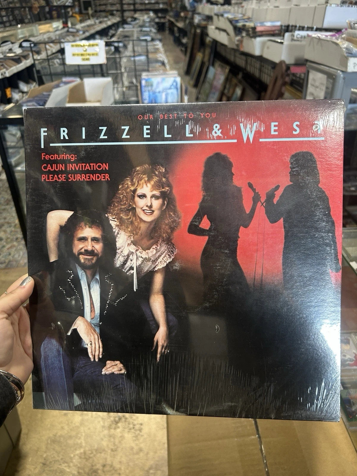 Frizzell & West Our Best To You Vinyl LP 1982 WB 23754-1 Sealed New promo hole