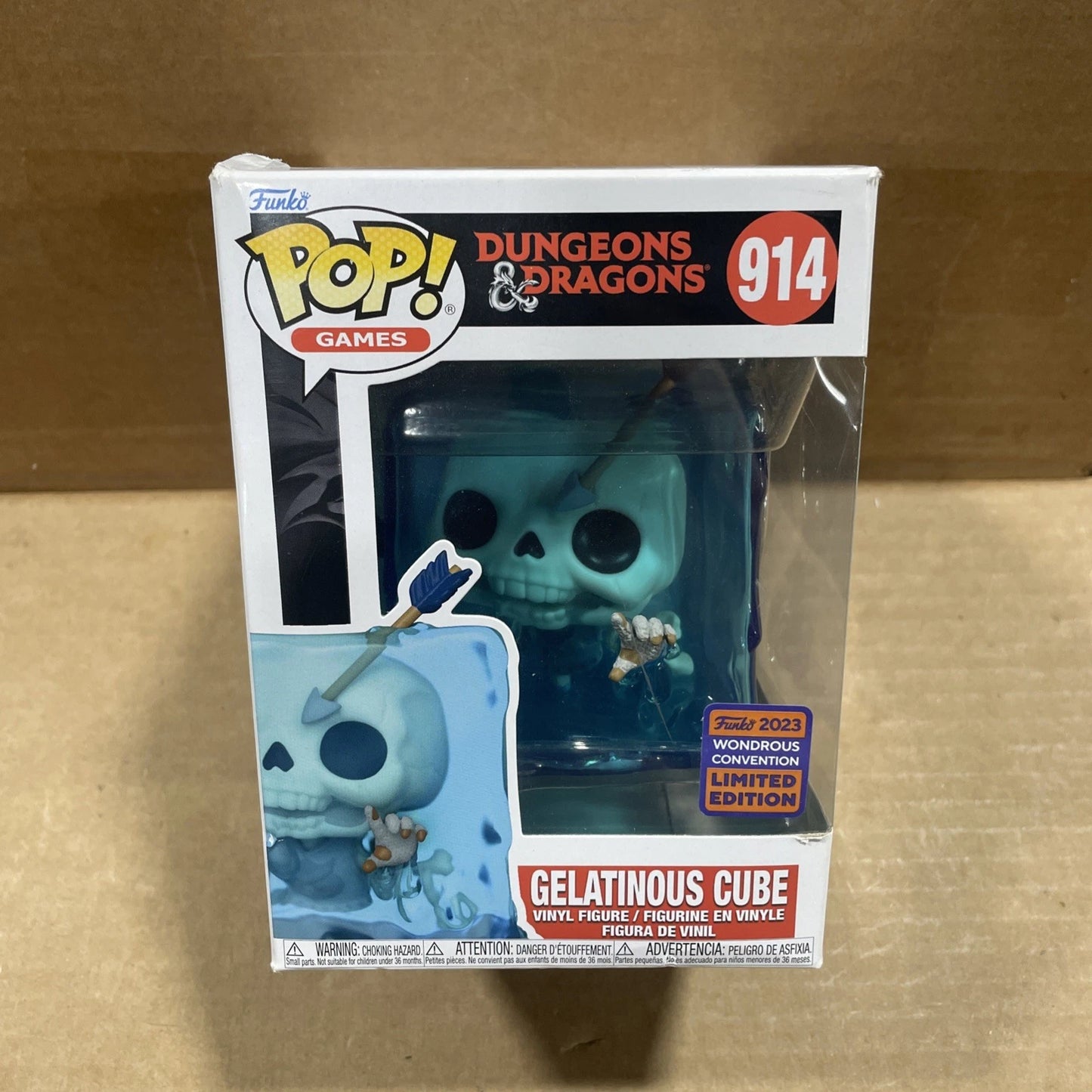Funko Pop! Vinyl Figure Gelatinous Cube Dungeons & Dragons #914 Wondrous