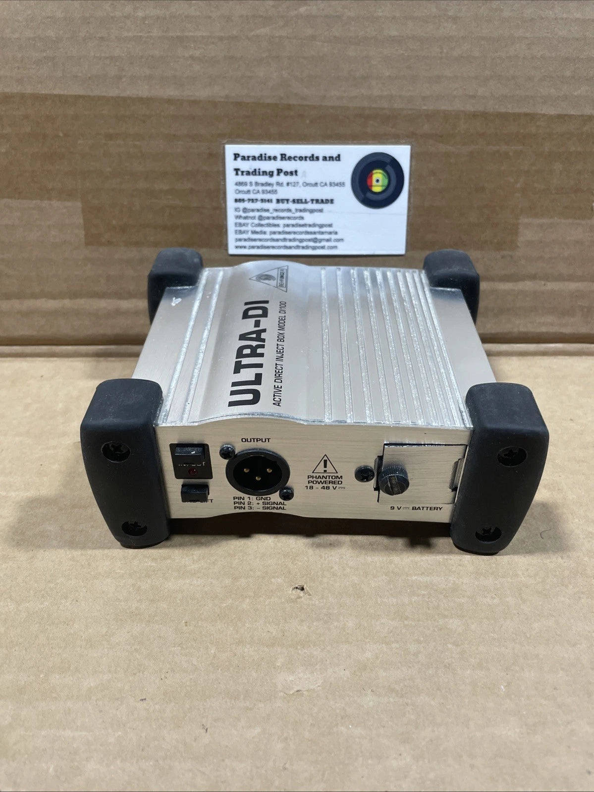 BEHRINGER DI100 ULTRA-DI ACTIVE DIRECT PRE-OWNED