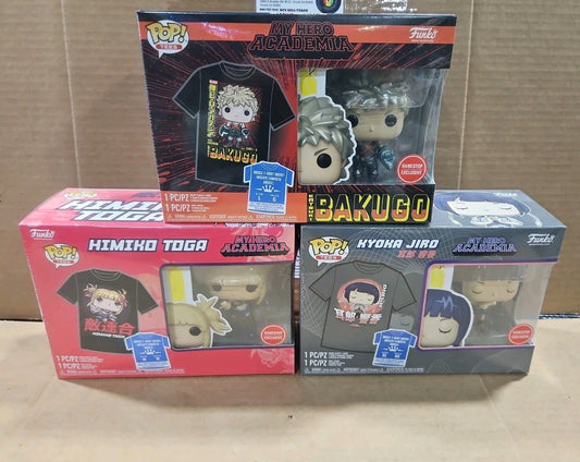 Funko Pop! My Hero Academia Himiko Toga & Bakugo & Kyoka Jiro Sealed