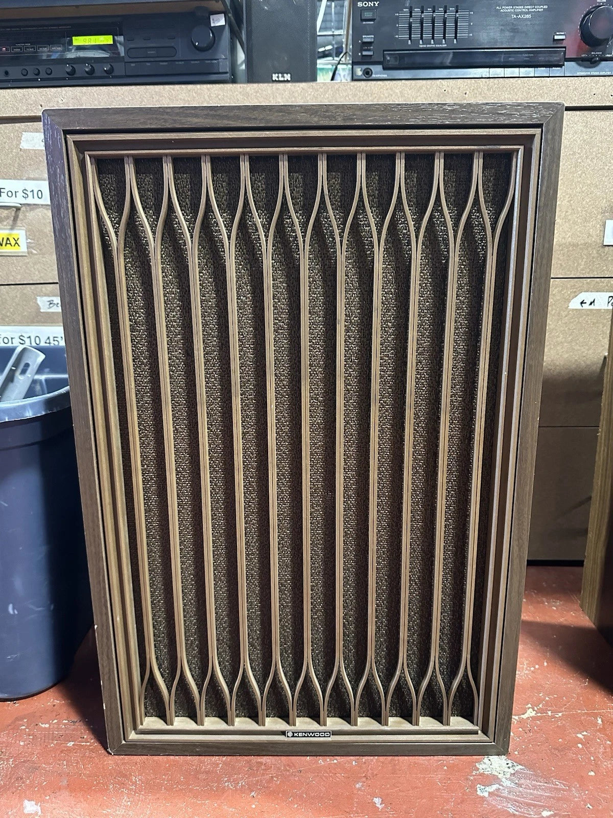 Vintage 1970s Kenwood KL-888s 5-Way 6 Driver Floor Speakers Set (2)
