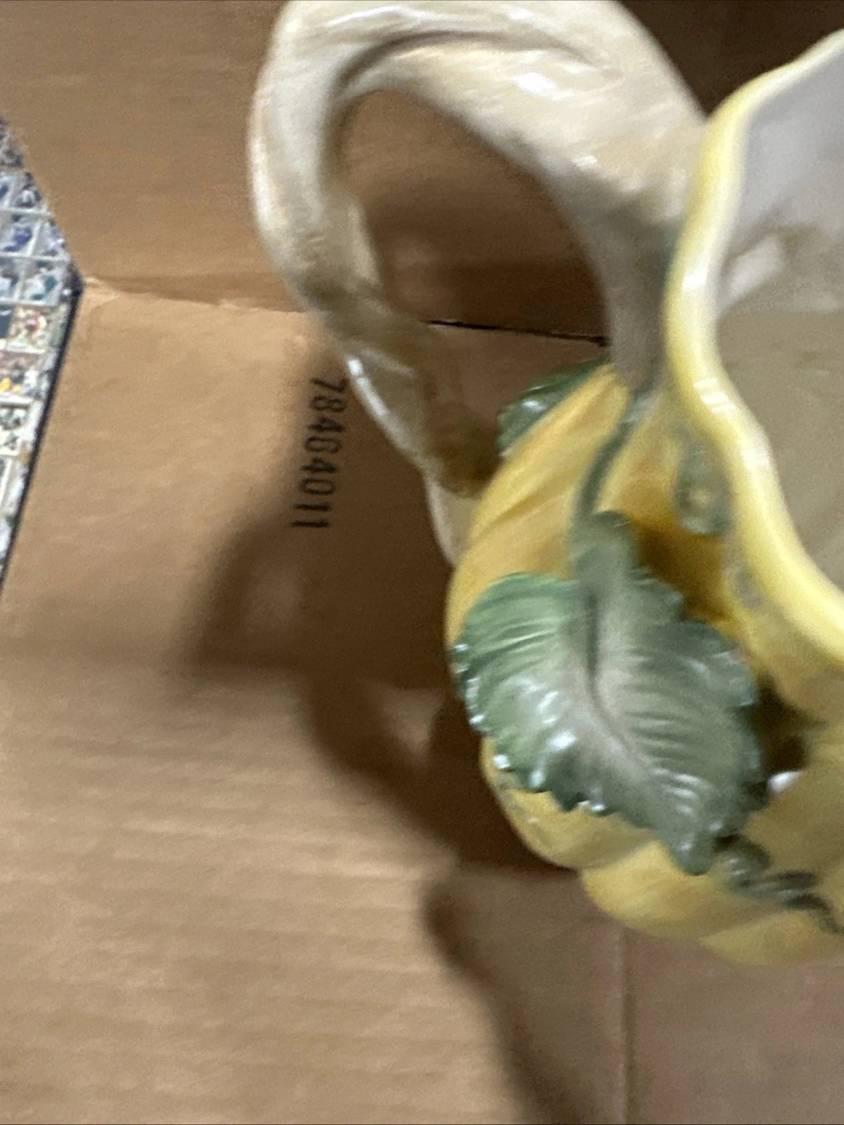 1988 FITZ & FLOYD 1 3/4 QT SQUASH PITCHER EXCELLENT