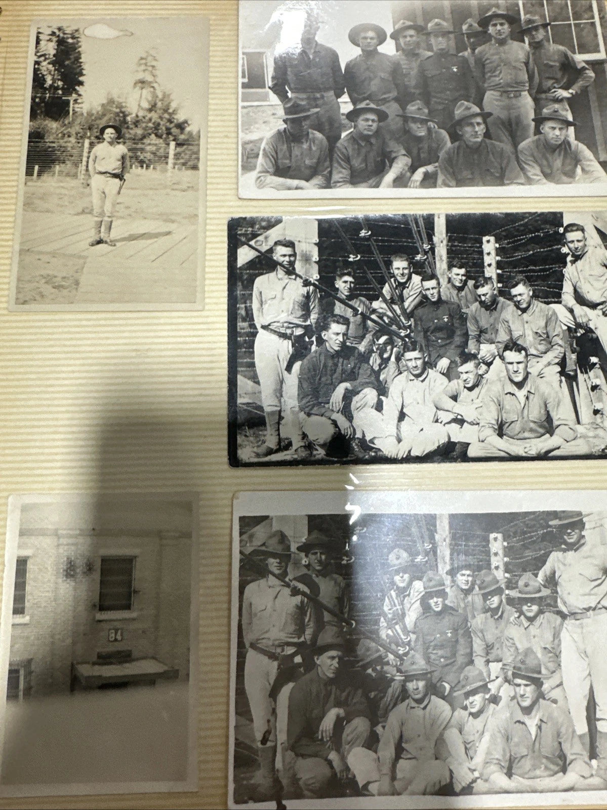 Vintage 1930-70s Photo Album Book with 100+ Photos Scrapbook Love Soldier Babies