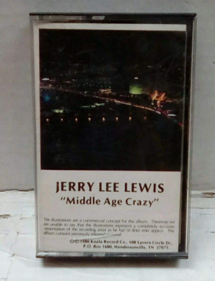 Jerry Lee Lewis Middle Age Crazy Cassette