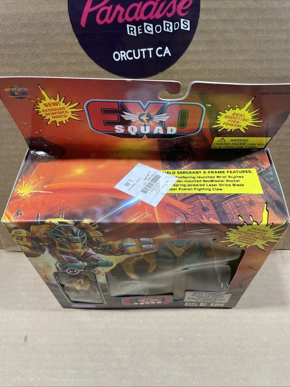 Exo Squad Rita Torres Vintage Playmates 1994 E Frame Opened Retro Open Box