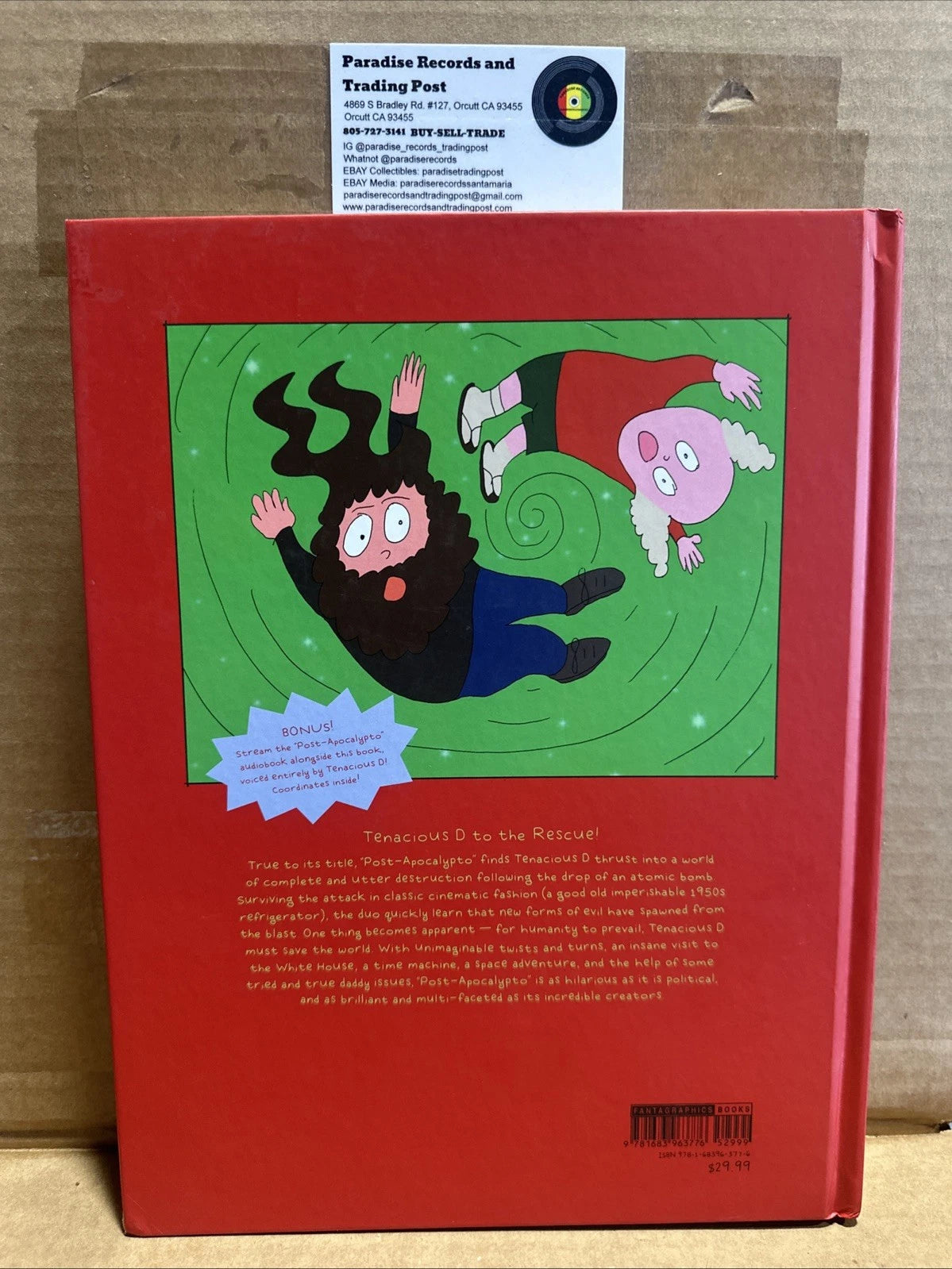 Tenacious D Signed Autograph Post-Apocalypto Book Jack Black Kyle Gass BAS COA