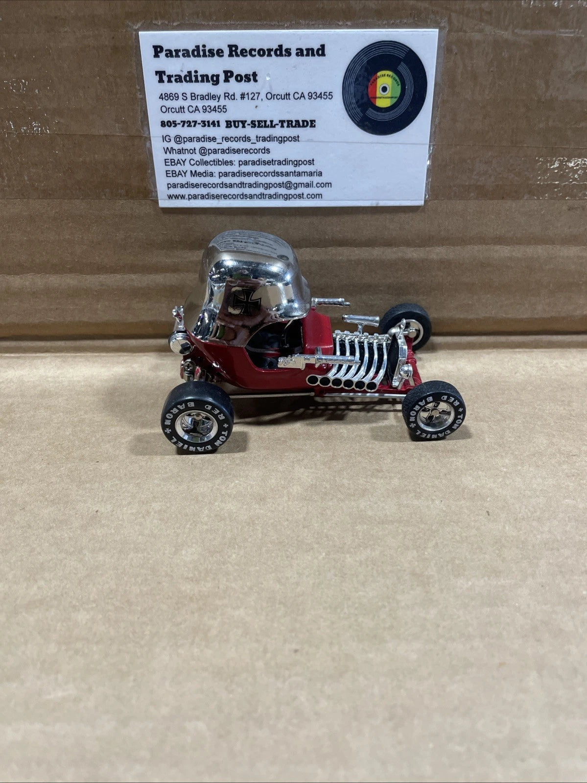TOM DANIEL "RED BARON" By TOY ZONE 1:18 Scale Loose Car