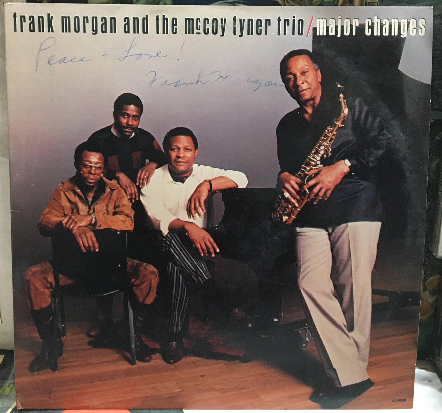 Frank Morgan And The McCoy Tynet Trio Major Changes Autographed Record C-14039