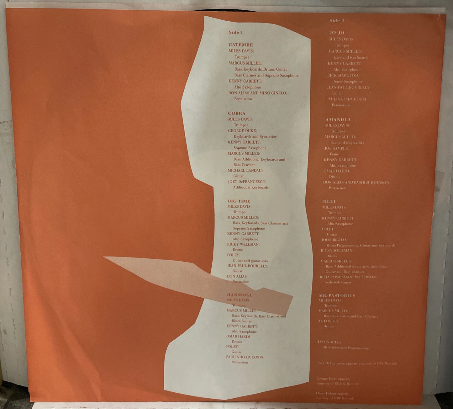 Miles Davis Amandla Record 925873-1