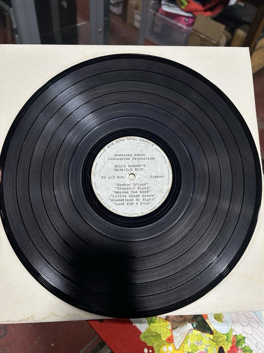 Billy Vaughn’s Hawaiian Hits LP Test Pressing