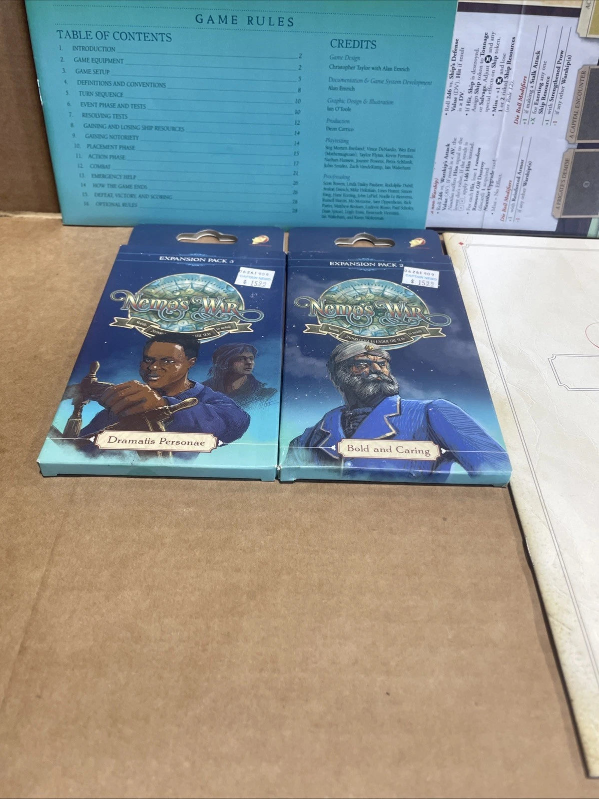 Nemo's War Board Game by Victory Point Games 20,000 Leagues Under The Seas
