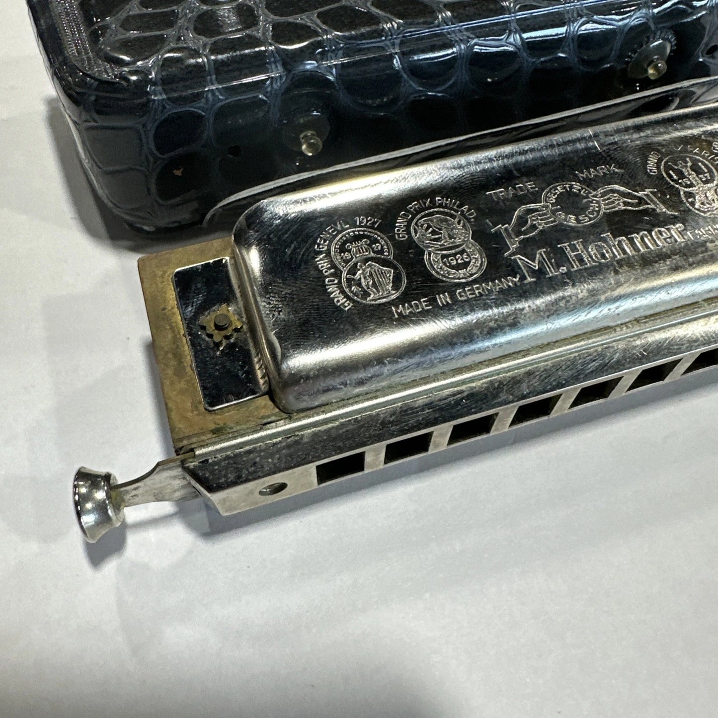 Vintage M. Hohner Harmonica Marine Band (Germany) THE CHROMONICA 260 & Case