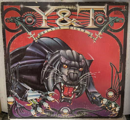 Y & T Black Tiger Record SP-4910 RCA Pressing, Indianapolis