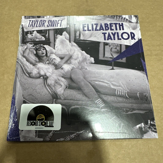 TAYLOR SWIFT ELIZABETH TAYLOR 7” VIOLET GLITTER VINYL NEW SEALED RSD 2026