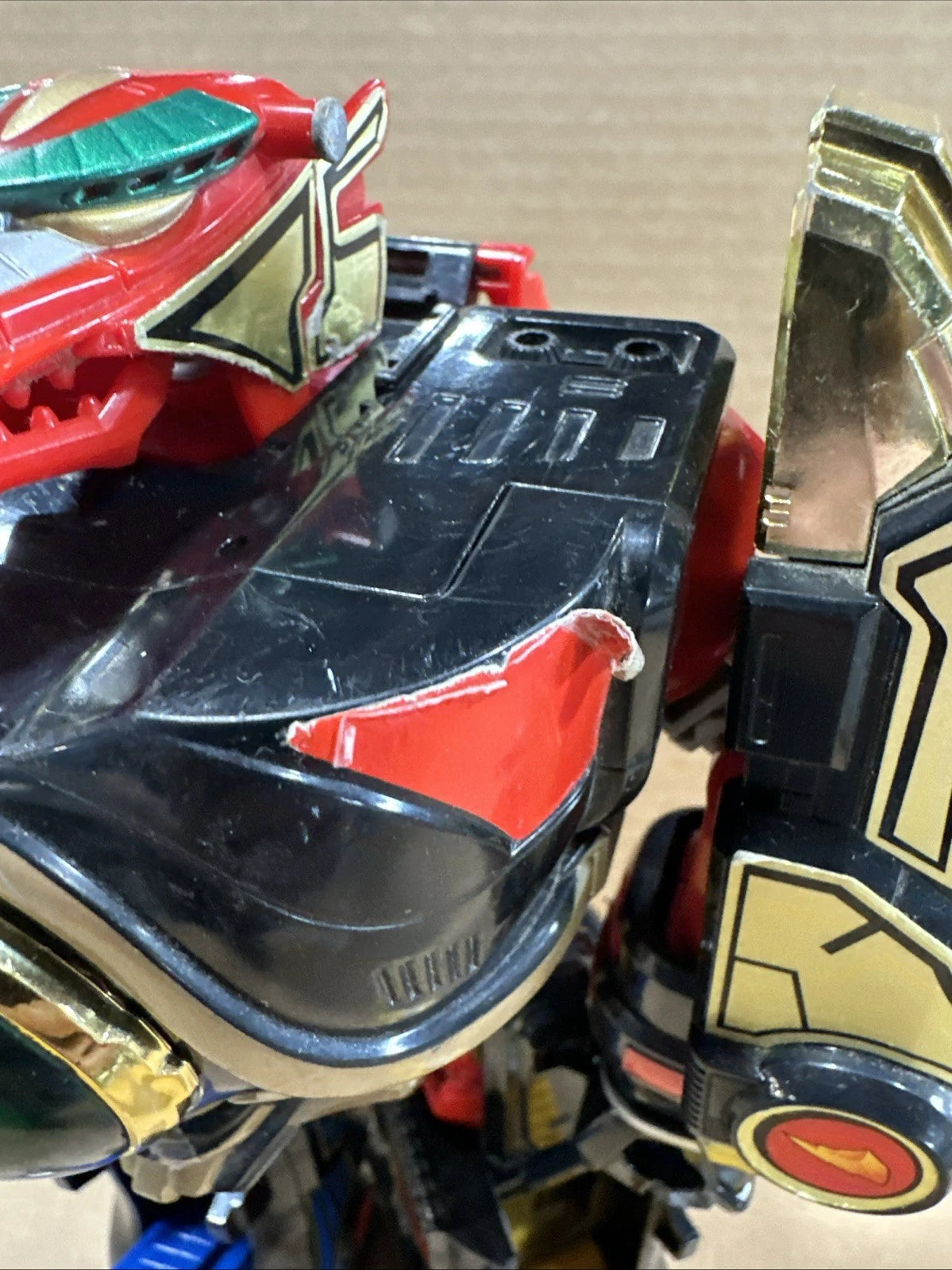 1994 Bandai Mighty Morphin Power Rangers Thunder Megazord Incomplete