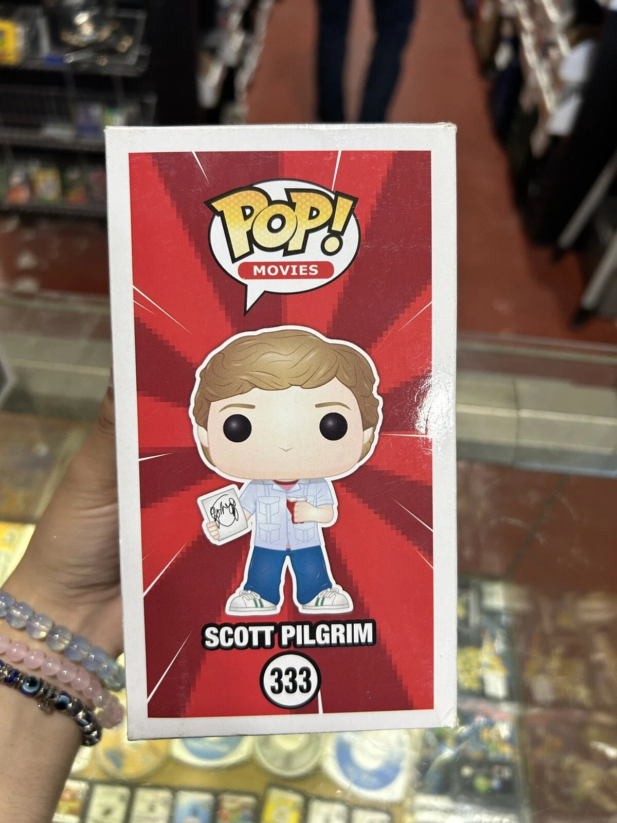 Funko POP! Movies Scott Pilgrim #333 Vinyl Figure DAMAGED