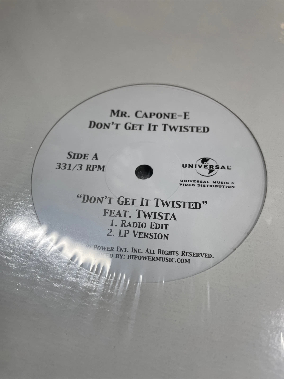 Mr. Capone-E Don’t Get It Twister Promo Sealed 12” Single MRC-1000