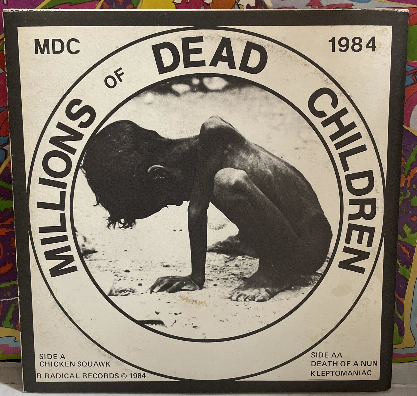 MDC Millions Of Dead Children 7” Single MDC3 w/Insert Correct Order
