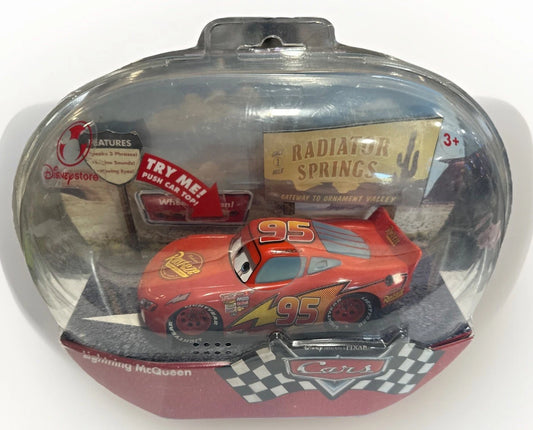Disney Cars Lightning McQueen Talking Pixar 6” Car New In Box