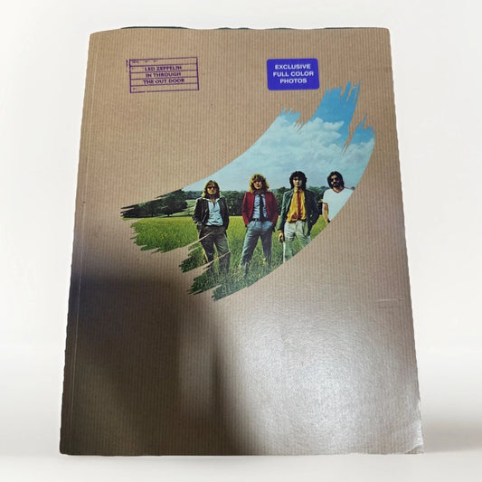 Led Zeppelin SONG BOOK In Through The Out Door Color Photos 92 Pgs, 1980 Vintage