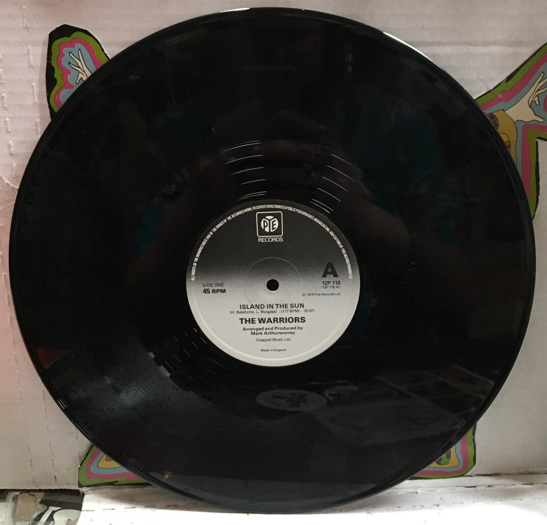 The Warriors Island In The Sun UK Import 12” Record 12P118
