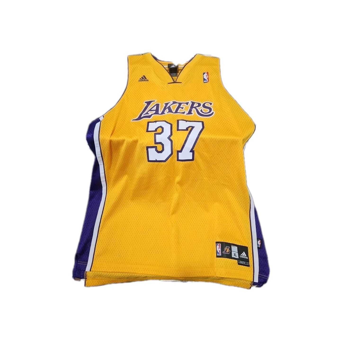 Authentic Adidas Los Angeles Lakers Ron Artest Swingman Jersey Men XL Rare