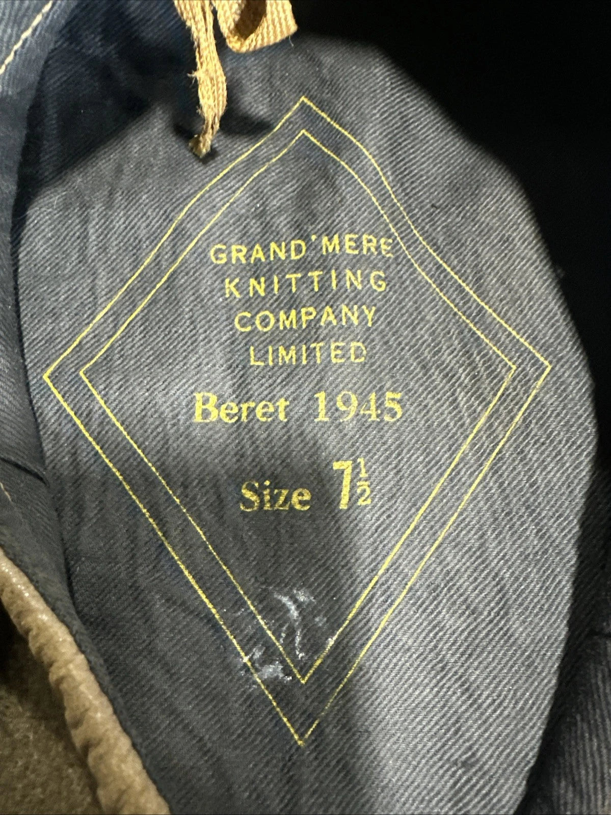 Original WW2 Royal Army Service Corps General Service Cap