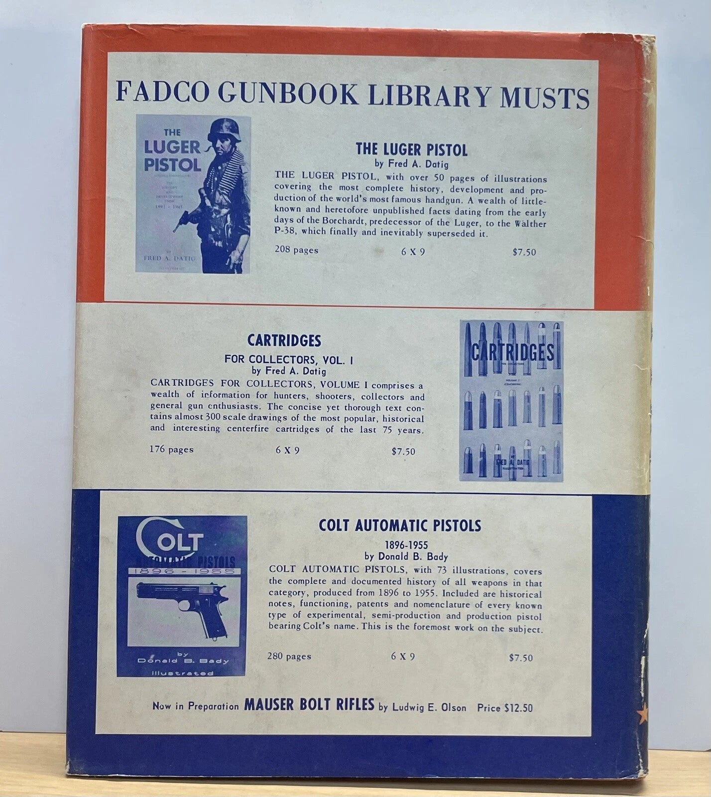 U.S. FIREARMS 1776-1956 BOOK BY MAJOR JAMES E. HICKS