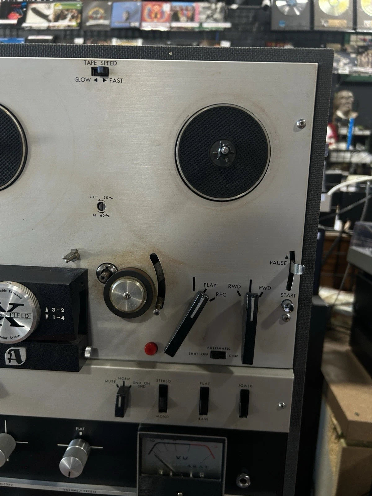 Vintage Akai M-9 Solid State Reel to Reel Tape Player UNTESTED as is