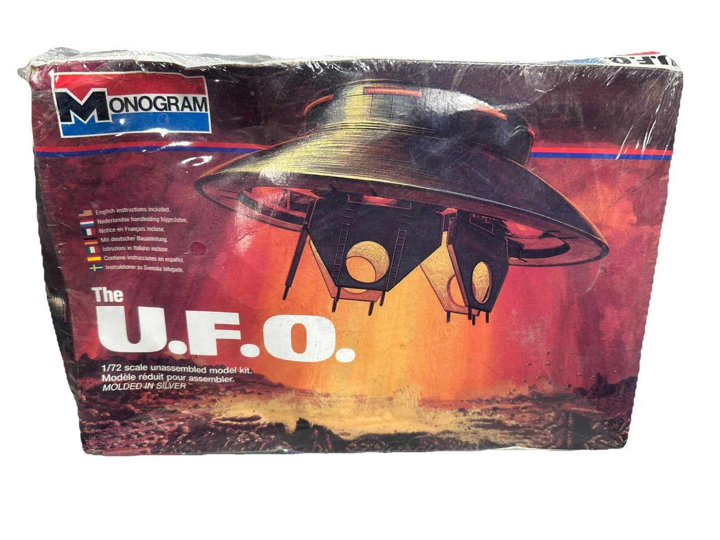 Monogram 6012 The Invaders UFO Plastic Model Kit 1/72 Scale Vintage 1966 Sealed