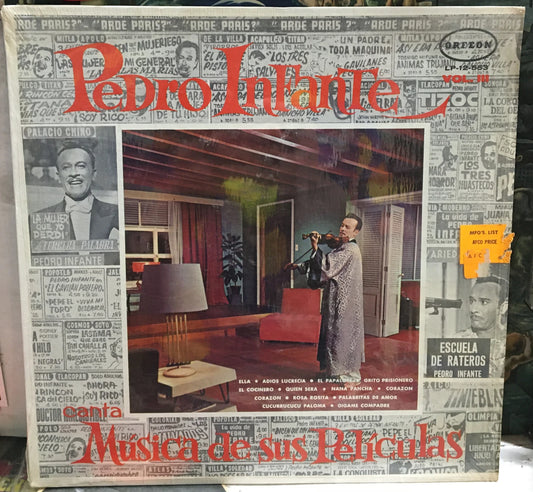 Pedro Infante Canta Musica De Sus Peliculas Record LP-12-553