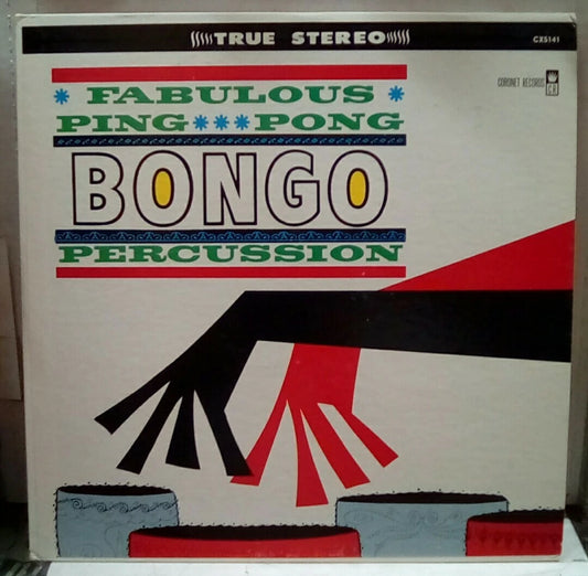 Kaino And His Afro-Percussion Group Fabulous Ping Pong Bongo Record CXS141