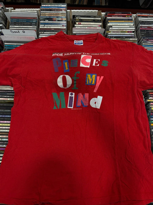 * Rare Eddie Murphy tour 1986 Pieces of the Mind Tour T Shirt Sz. XL