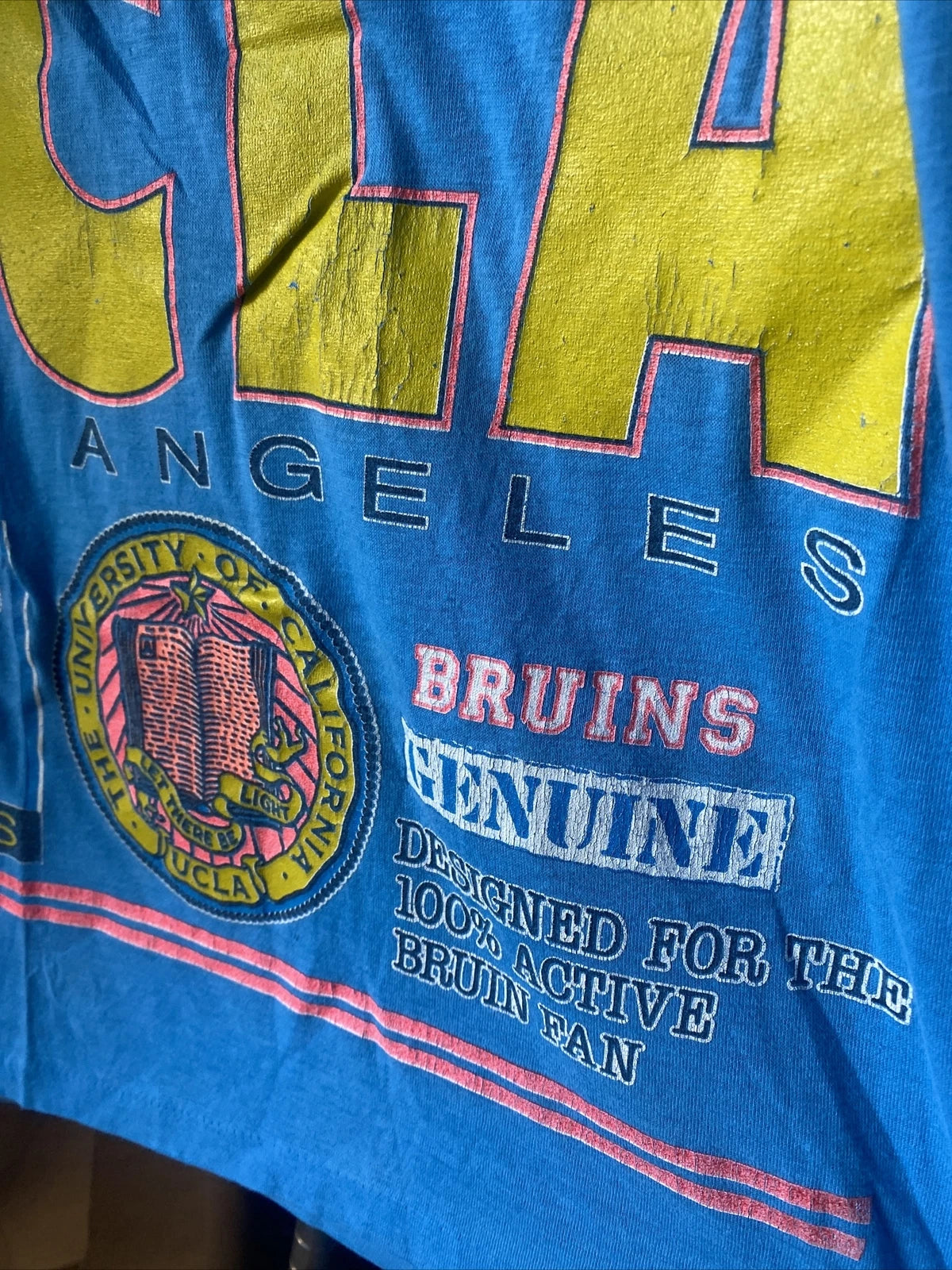 Vintage UCLA Bruins Genuine 80s 90s blue Tank Top