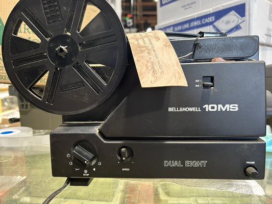 Vintage Bell & Howell 10MS Dual Eight Super 8 Movie Projector AS IS
