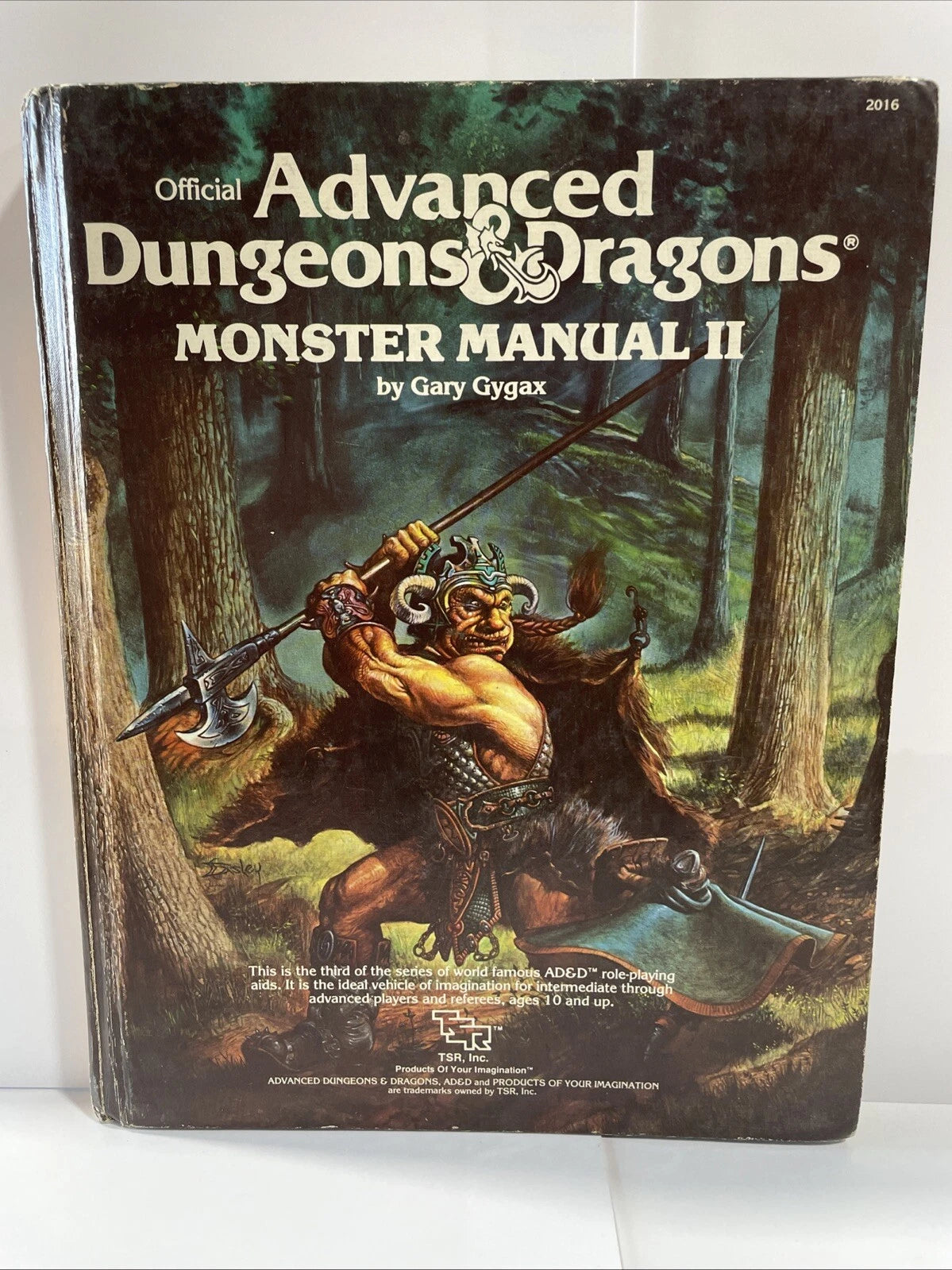Advanced Dungeons & Dragons Monster Manual 2 II Gary Gygax TSR 1983 Acceptable