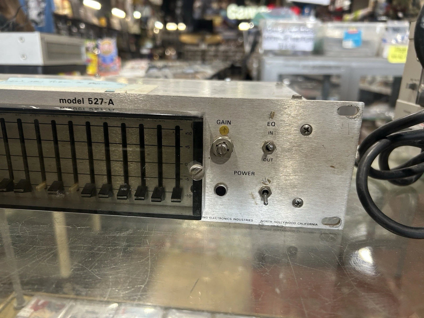 Urei 527-A 527A Graphic Equalizer Vintage Rack As is