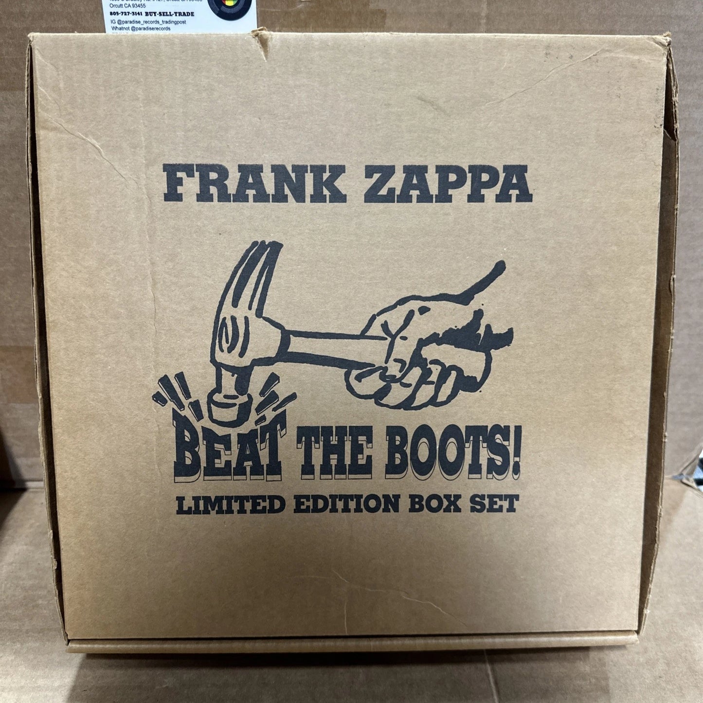 FRANK ZAPPA - Beat The Boots - Volume One - Records 12" LP 33 RPM