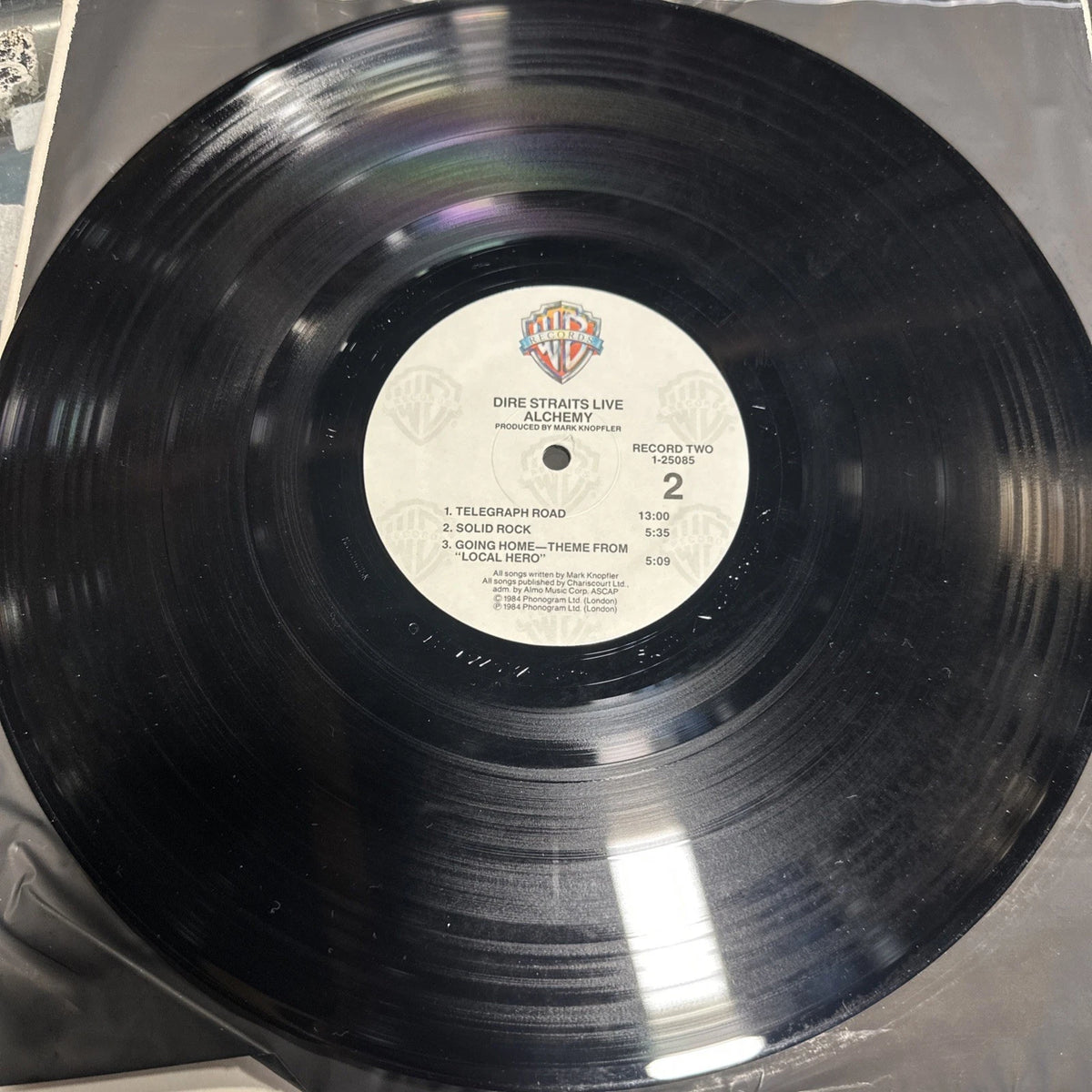 Dire Straits Alchemy Live 1984 Quiex II Limited Edition Virgin Black Vinyl promo