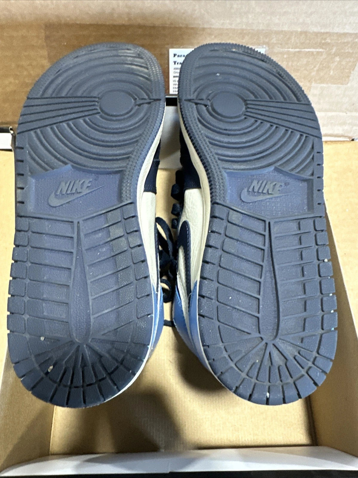 Jordan 1 Retro High OG Obsidian, UNC 2019 Size 5