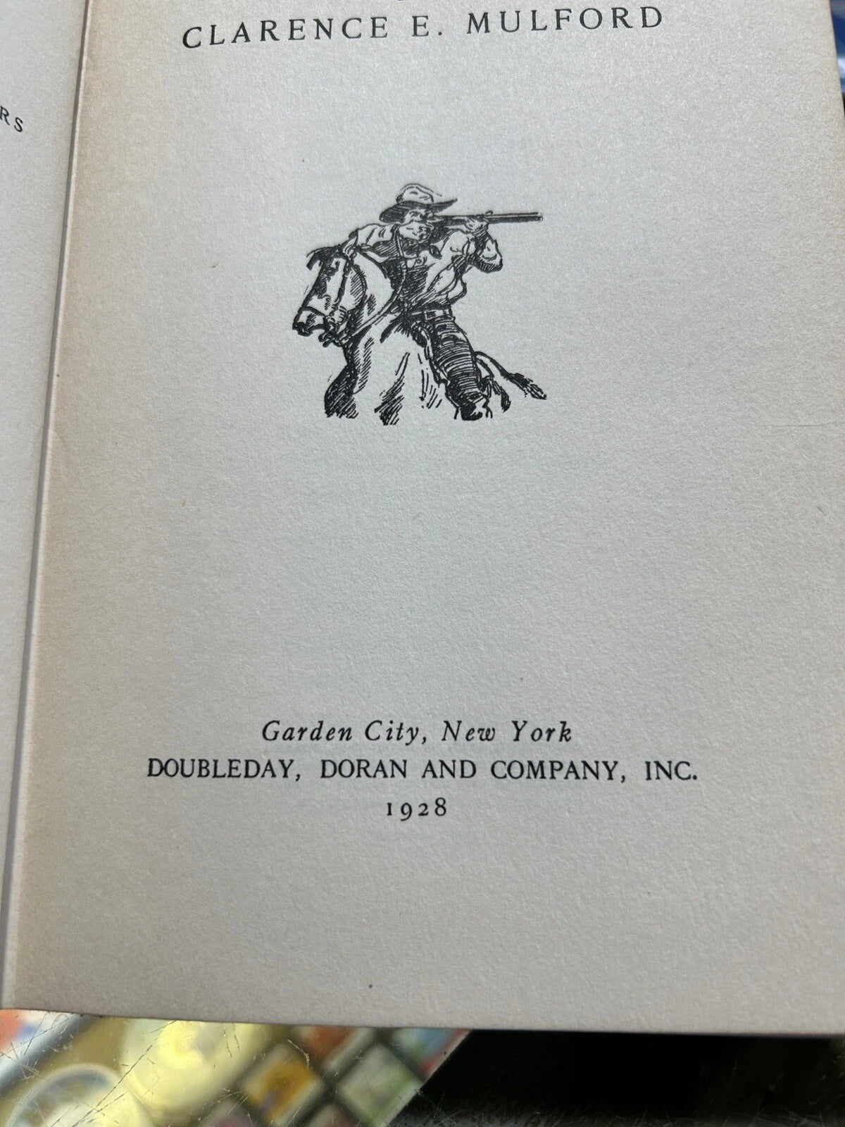 1st Edition w/ DJ Clarence E. Mulford Mesquite Jenkins Doubleday, Doran 1928
